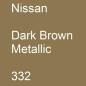 Preview: Nissan, Dark Brown Metallic, 332.